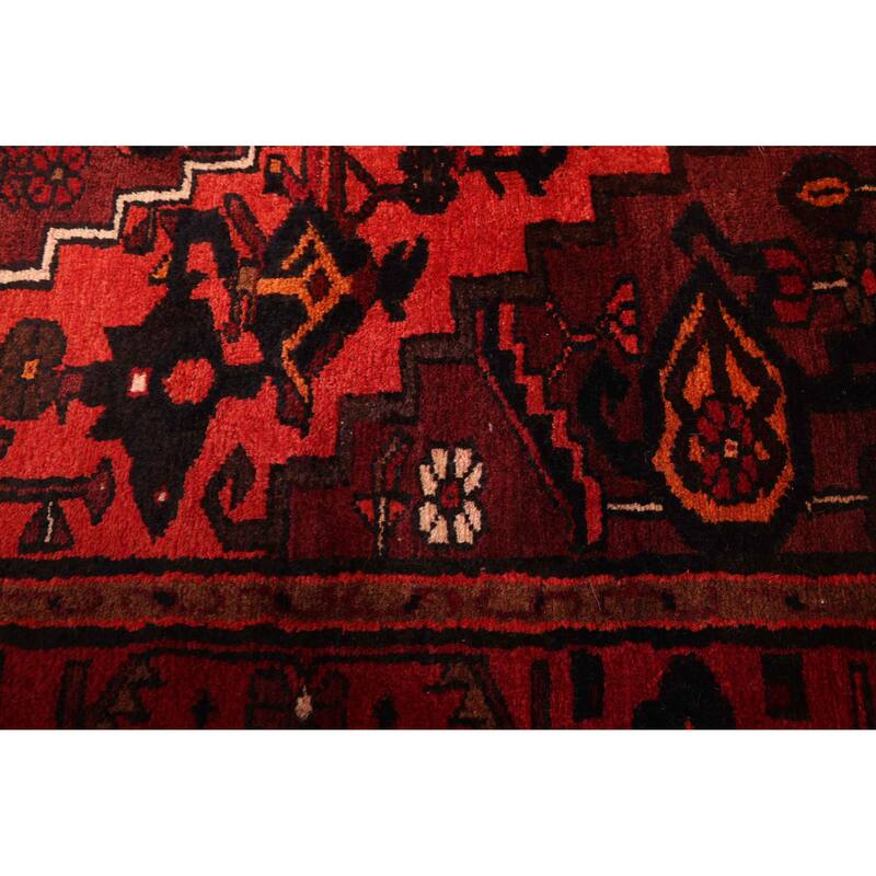 ECARPETGALLERY Hand-knotted Andelz Light Red Wool Rug - 3'8 x 6'7