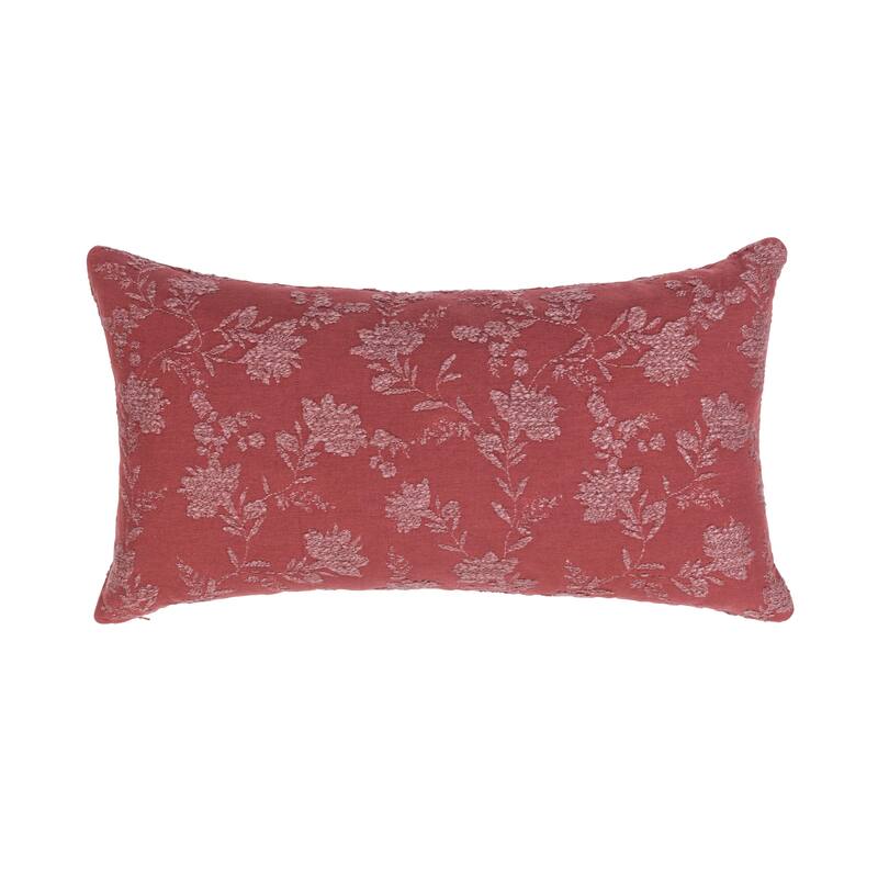 Villa by Classic Home Rosecliff Cotton Blend Throw Pillow
