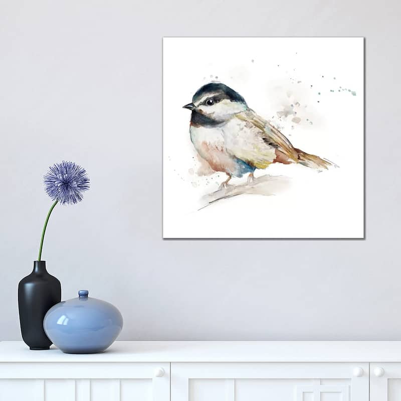 iCanvas "Watercolor Mountain Bird II" by Patricia Pinto Canvas Print - 18x18x1.5