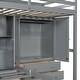 preview thumbnail 14 of 28, Twin Bunk Bed with Hydraulic Lift Storage, Built-In Wardrobe and 6 Drawers for Home