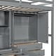 preview thumbnail 29 of 28, Twin Size Bunk Bed with Drawers, Wardrobe, Storage Shelves and Hydraulic Bed