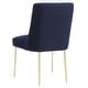 preview thumbnail 62 of 124, SAFAVIEH Couture Nolita Velvet Accent Chair - Mustard / Brass - 28"x23"x35.3" - 28" W x 23" D x 35" H