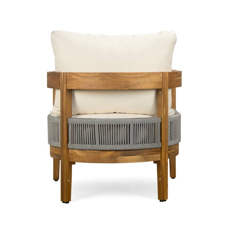 Christopher Knight Home - Porto Outdoor Loveseat & Table with Club Chair Set