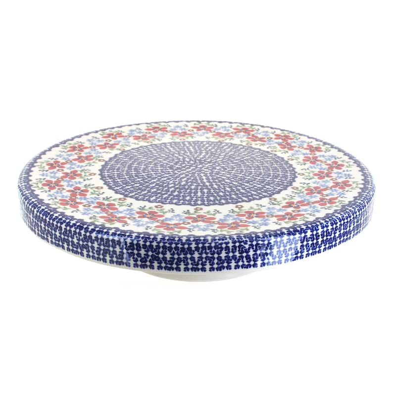 Blue Rose Polish Pottery N007 Manufaktura Dual Dish