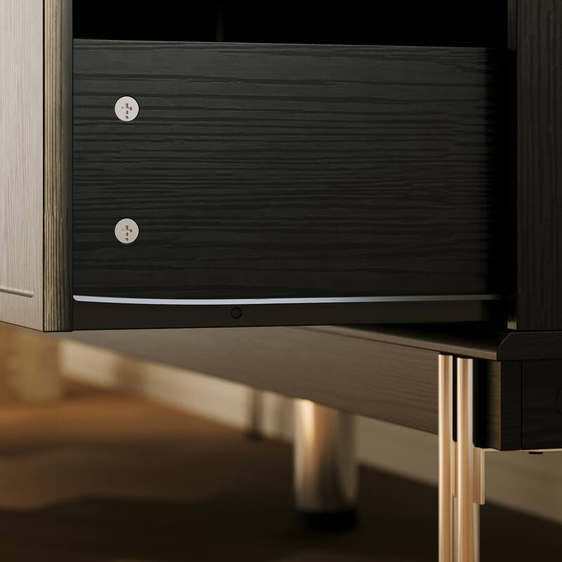 Large Black Dresser with 12 Drawers, 63” Storage Cabinet for Bedroom, Living Room or Entryway, Modern Buffet Sideboard