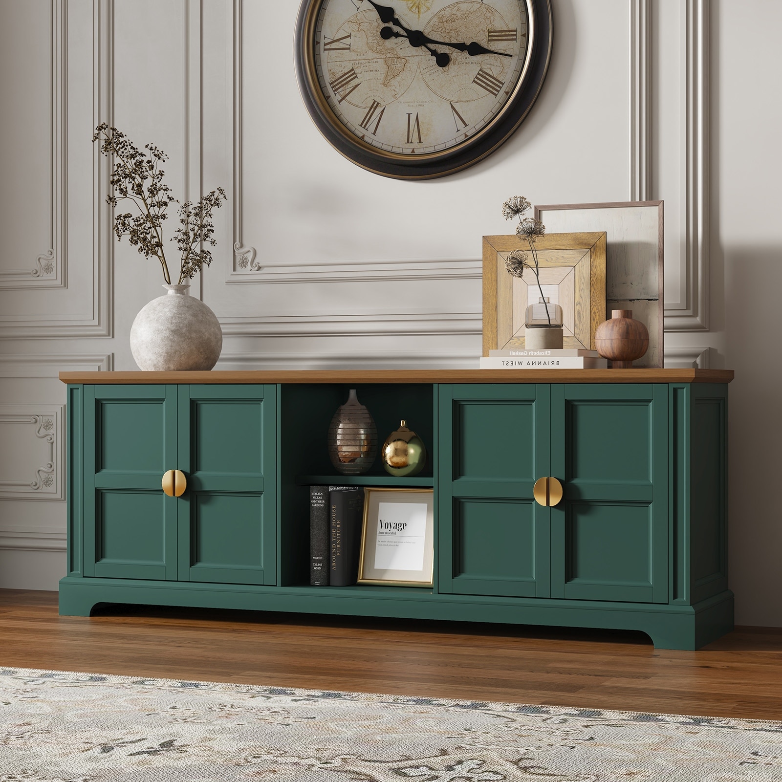 Mid-Century Modern TV Stand for TVs up to 75"