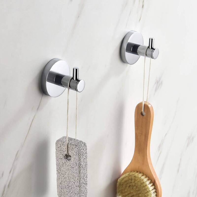 Circular 4-Piece Bathroom Hardware Set