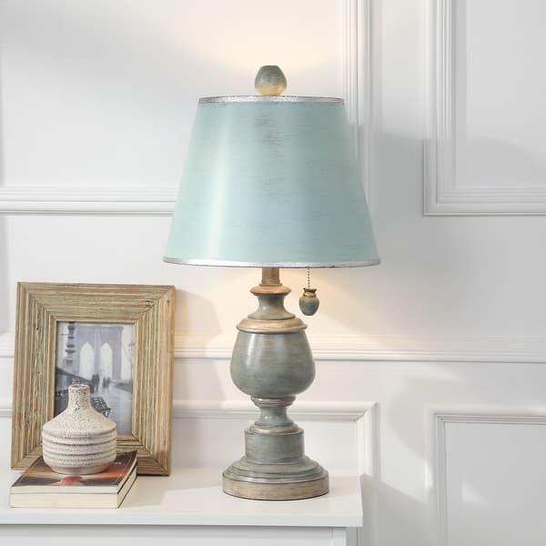 StyleCraft Chelsea Blue Accent Table Lamp Chelsea Blue Hardback