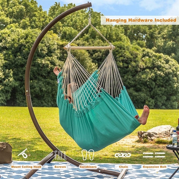 Hammocks Hanging Rope Hammock Chair Swing Seat with Two Seat
