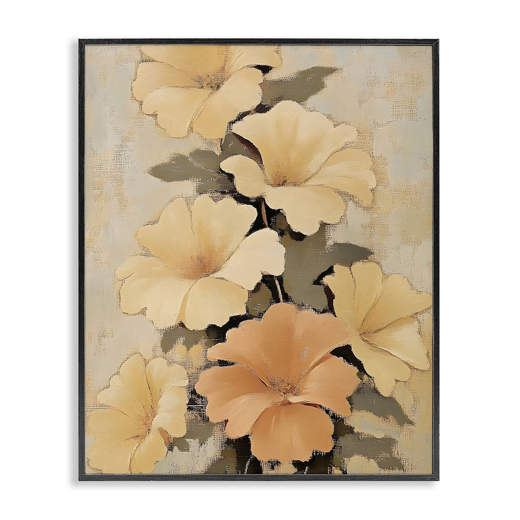 Stupell Muted Vintage Daffodils Framed Giclee Art Design By Franklyn Gregory