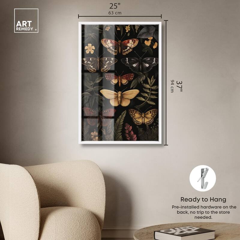Winged Visitors III Shadowbox by Art Remedy