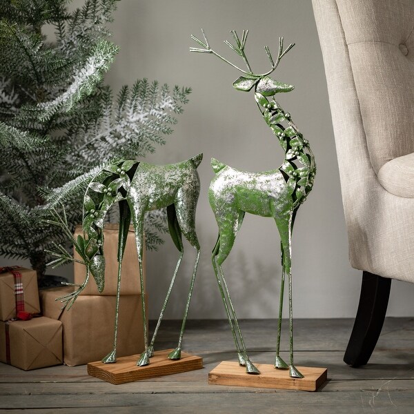 Silver online metal deer