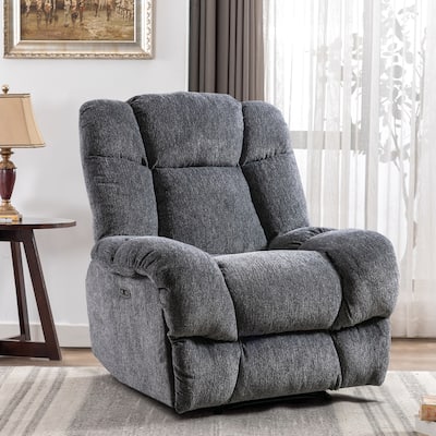 Chenille Power Standard Recliner Chair