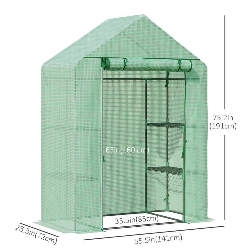 Lean To Green House, Dark Green