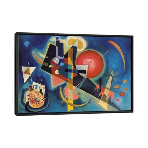 iCanvas "Im Blau" by Wassily Kandinsky Framed Canvas Print