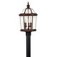 preview thumbnail 1 of 0, Hinkley Lighting Augusta 3 Light 23.25" Tall Post Light with Clear