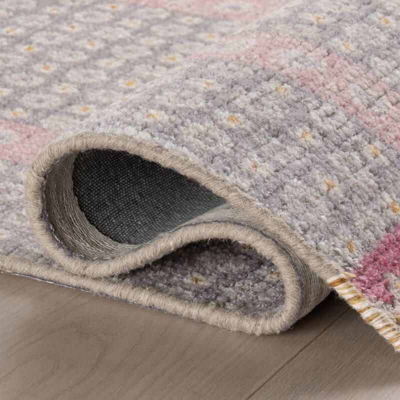 Padma Lakshmi Pondicheri Hand-Tufted Striped Wool-Blend Rug