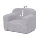 preview thumbnail 3 of 2, Personalized Monogram Cozee Sherpa Chair - Customize with Letter J - Foam Kids Chair for Ages 18 Months and Up