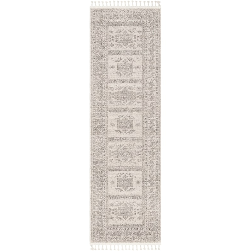 Well Woven Loop De Loop Carina Tribal Medallion Area Rug - 2' 3" x 7' 3" - Beige - Runner