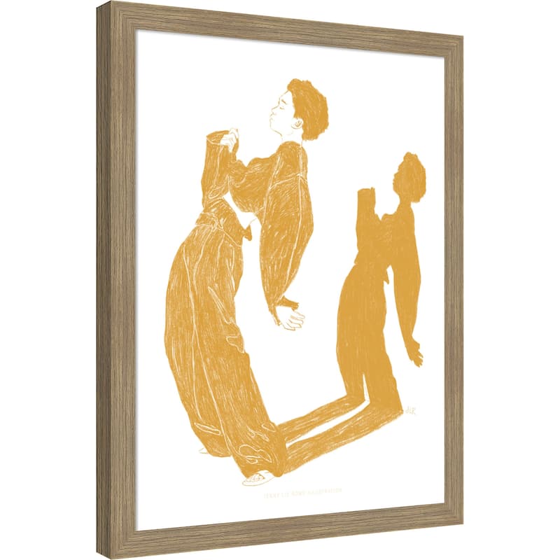 Jlr Dancing No. 5 by Jenny Liz Rome Wood Framed Wall Art Print