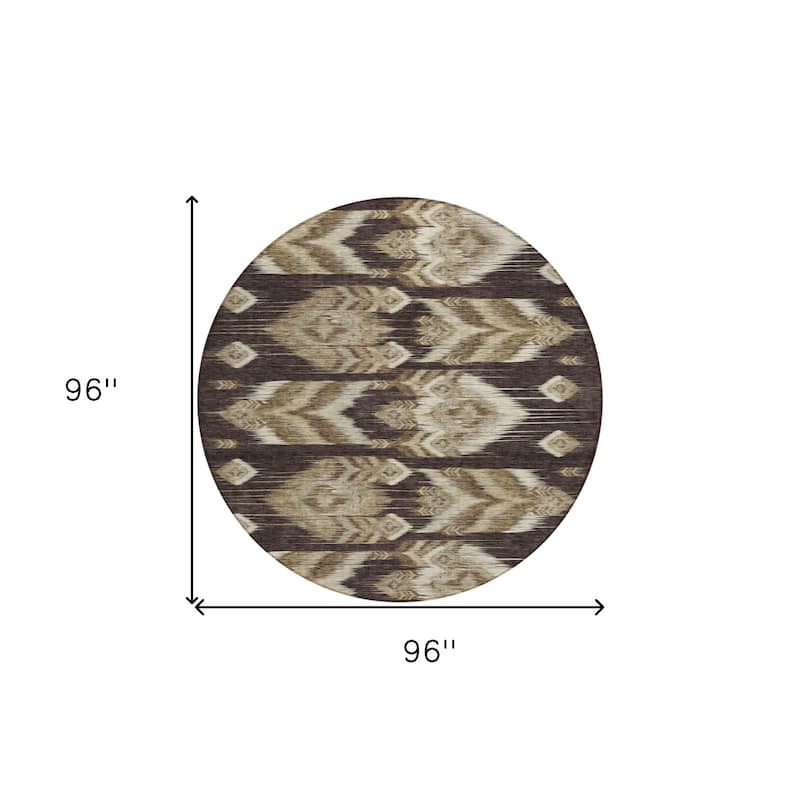 HomeRoots Southwestern Transitional Rectangle Outdoor Rug