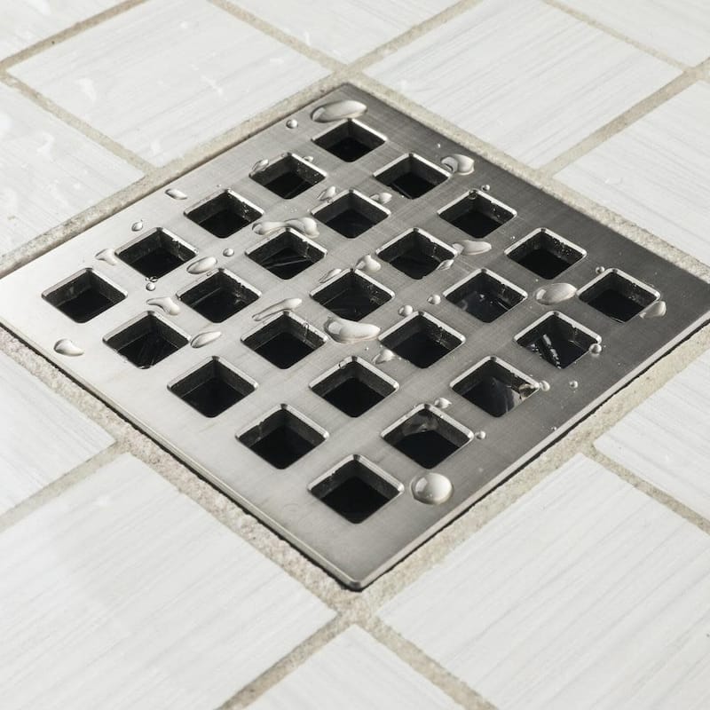 Ebbe America E4803-BN QUADRA - Brushed Nickel - Unique Drain Cover