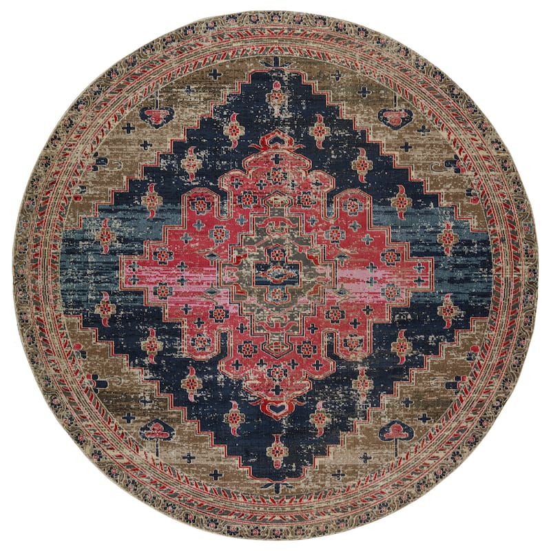 Cicero Indoor and Outdoor Medallion Area Rug