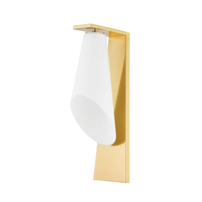 Hudson Valley Lighting 9316 Andros 17" Tall Wall Sconce - Aged Brass