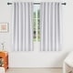 preview thumbnail 41 of 80, Deconovo Thermal Insulated 45-inch Curtain (2 Panel) - 52 x 45 Greyish White