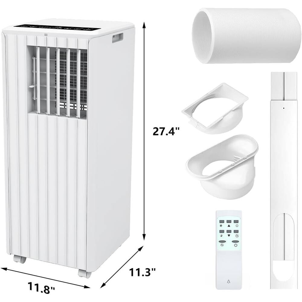 8000 BTU Portable Air Conditioner Cools Up to 350 Sq.Ft, 3-in-1
