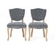 preview thumbnail 47 of 52, Maison Rouge Anwar Tufted Dining Chairs- (Set of 2)