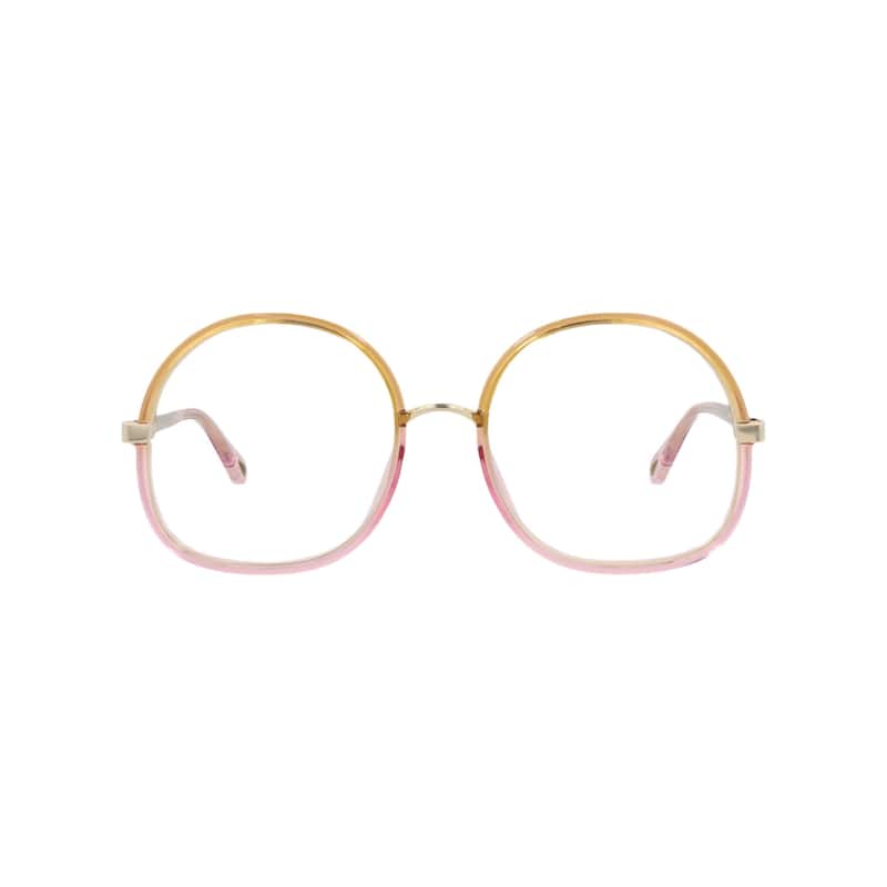 Chloé Round-Frame Injection Optical Frames - Yellow Yellow Transparent - Multi