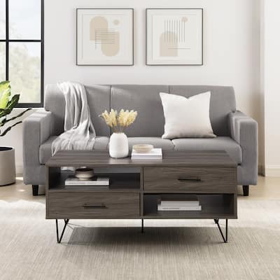 Middlebrook Designs Contemporary Hairpin-Leg Coffee Table