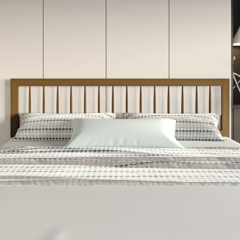 CraftPorch Rustic Wooden Headboard