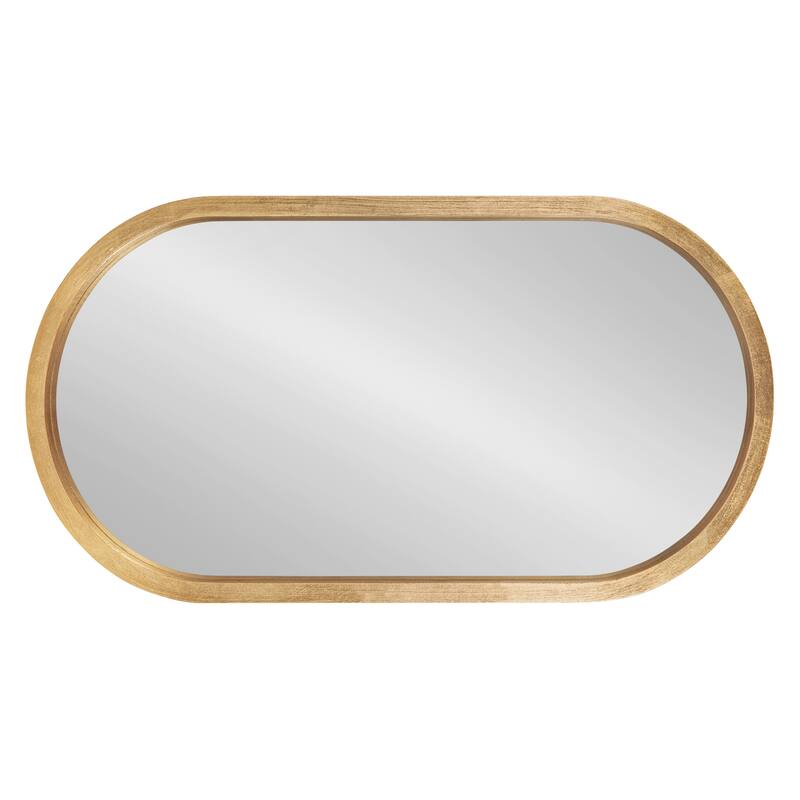 Kate and Laurel Travis Capsule Oval Framed Wall Mirror