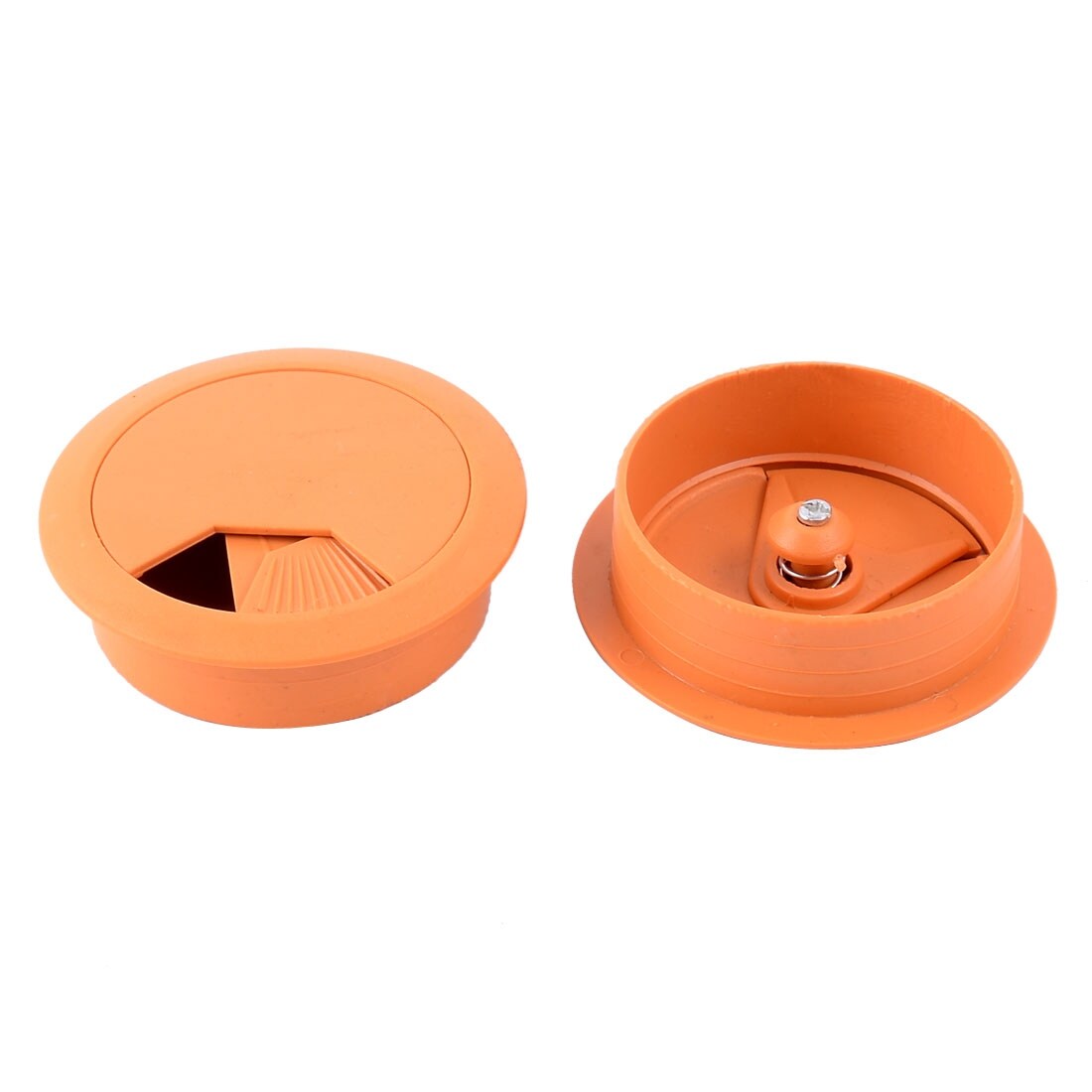 Shop 5pcs Plastic Computer Desk Round Grommet Wire Cable Hole