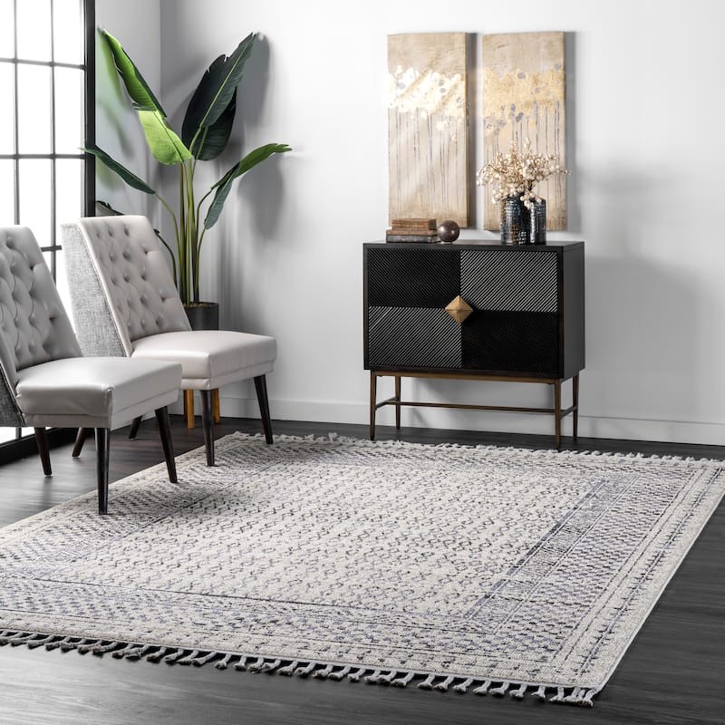 Nuloom Contemporary Faded Diamond Checkers Area Rug
