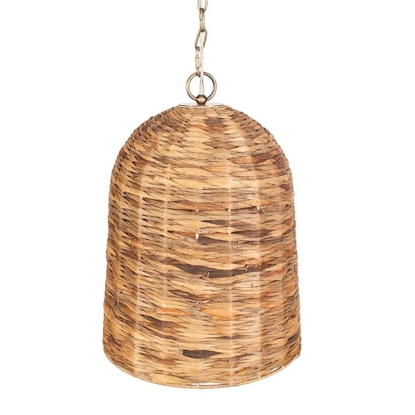 slide 2 of 9, Uttermost Rotorua 1 Light Sea Grass Pendant - N/A