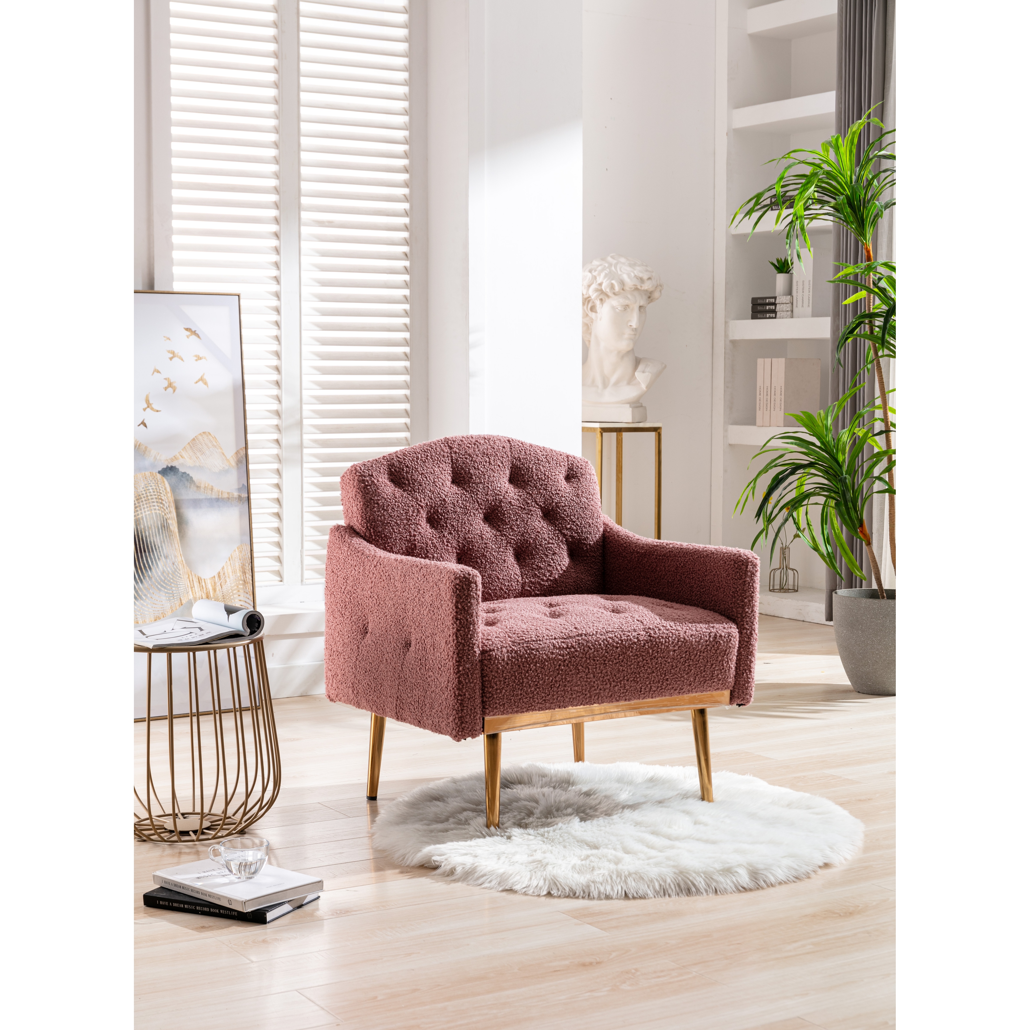 Chair with rose gold legs store