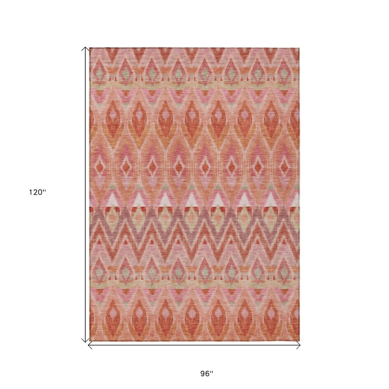 HomeRoots Southwestern Transitional Rectangle Outdoor Rug
