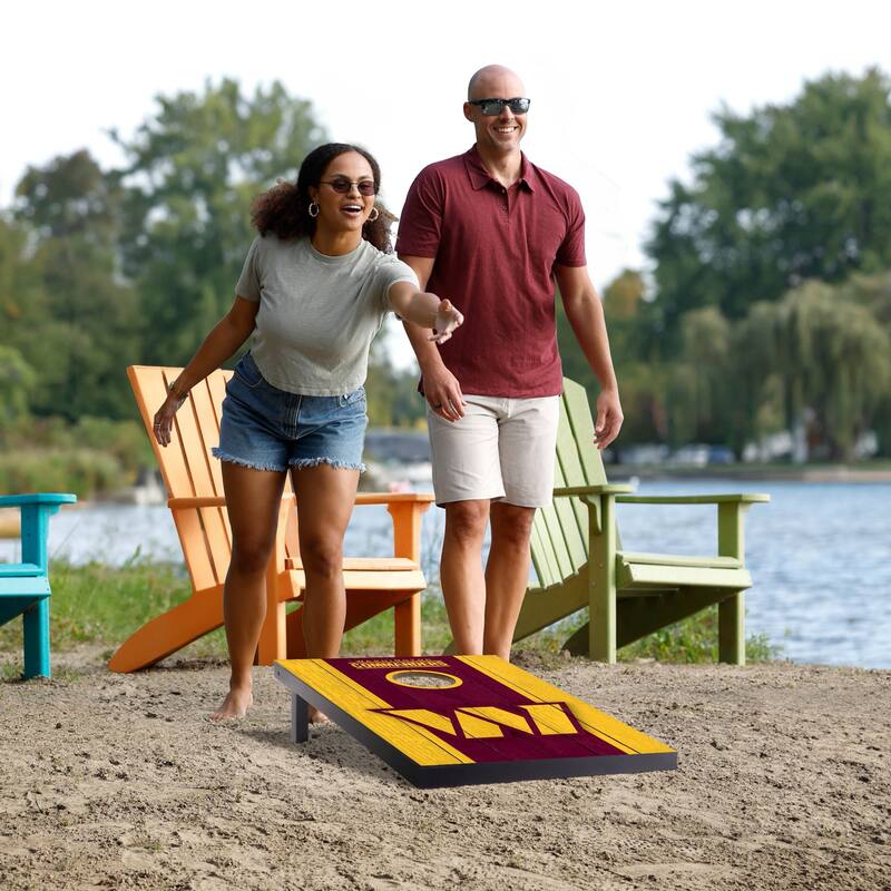 Washington Commanders NFL Compact 2x3 Tailgate Cornhole Board Set