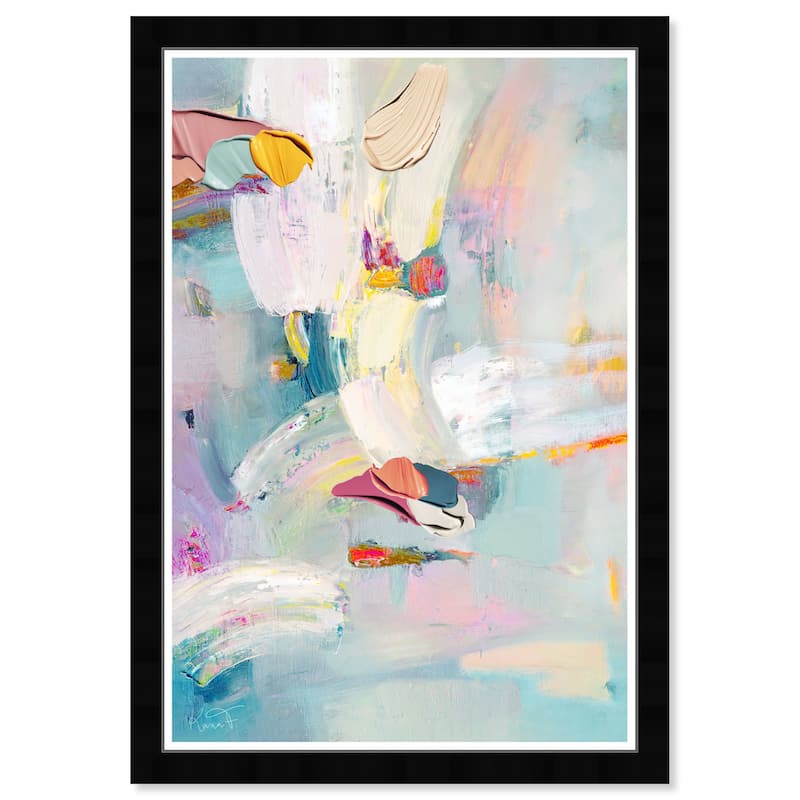 Wynwood Studio Prints Abstract Sunny Chicago Blue and Modern & Contemporary Wall Art Canvas Print