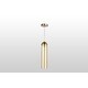 preview thumbnail 1 of 10, Hydra 1 - Light Single Cylinder Glass Pendant Light Brilliant Amber