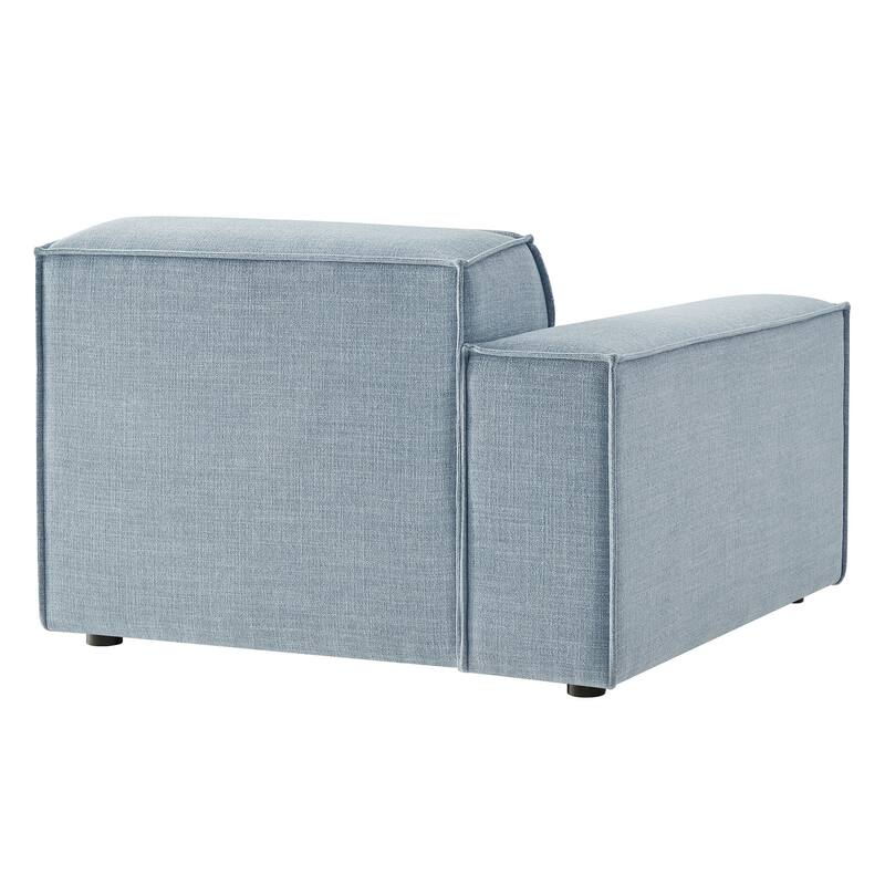 Restore Performance Fabric Upholstered Left-Facing Modular Lounge Chair