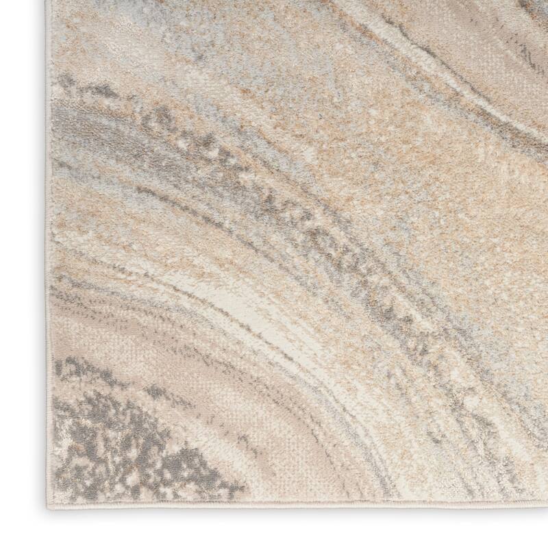 Nourison Brushstrokes Indoor only Abstract Area Rug