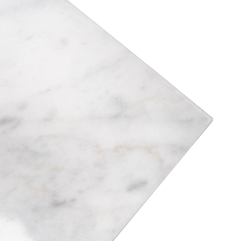 Apollo tile 4" x 12" Grandis Polished White Marble Tile (5 sq ft/case) - 15 Pack