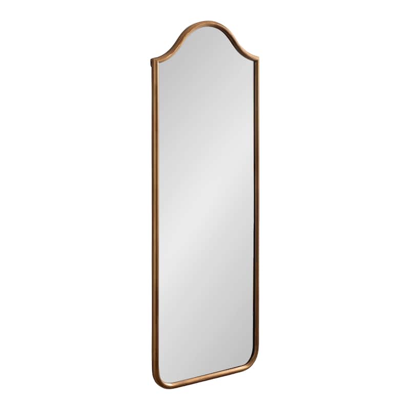 Kate and Laurel Fellows Framed Arch Wall Mirror - 18x48 - Gold