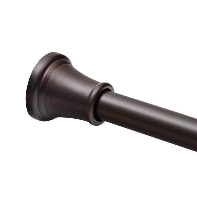 Utopia Alley Adjustable 72-Inch Shower Curtain Tension Rod - Rust-Proof Aluminum with Rubber End Cap, No Drill Installation - Bronze
