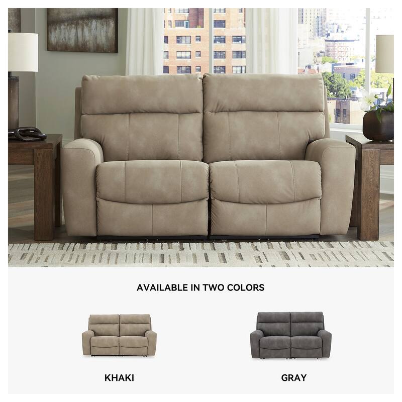 Signature Design by Ashley Next-Gen DuraPella 2-Piece Power Reclining Sectional Loveseat - 77"W x 42"D x 41"H