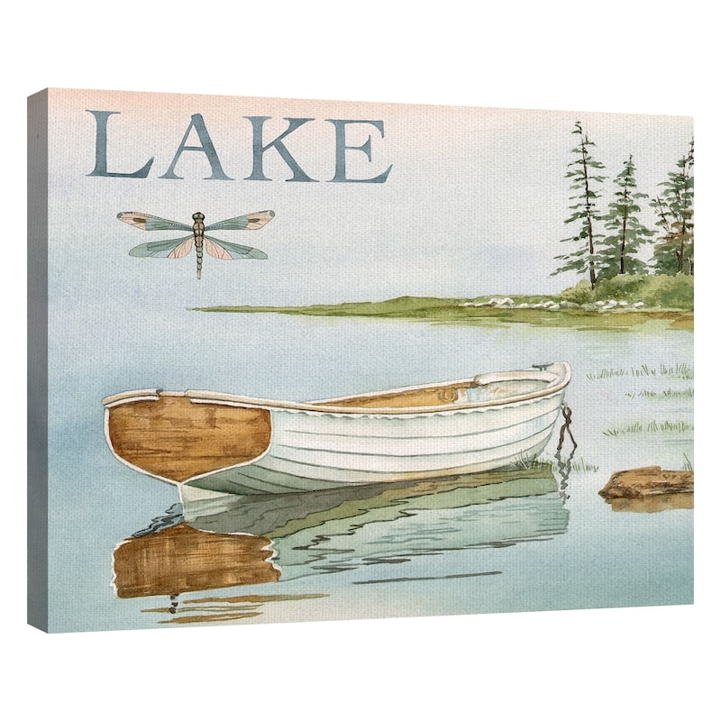 The Lake, Pond, River, Stream by Lynnea Washburn Canvas Art Prints